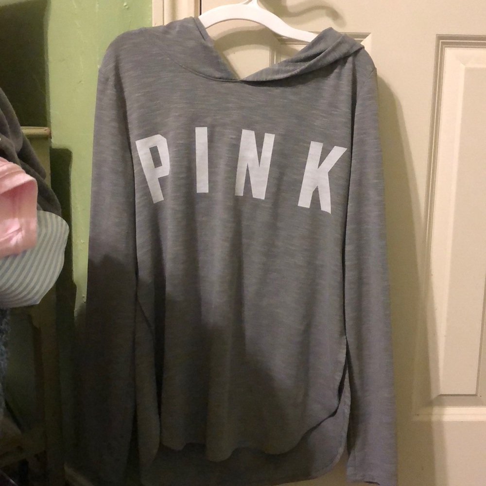 Vs pink hooded sweater